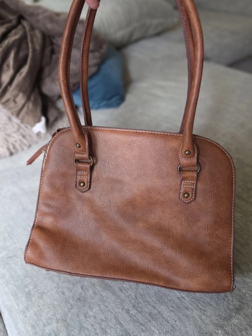 Coral Ridge handbag brown faux leather